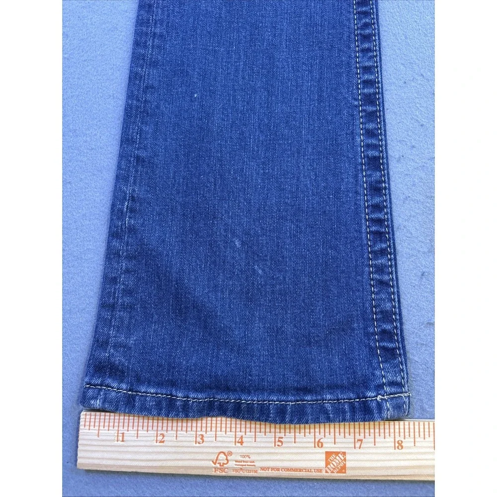 Miss Me BOOT JEANS JP6073B  Women's  28 FLUER DI LIS THICK STITCH Y2K EMBELISH